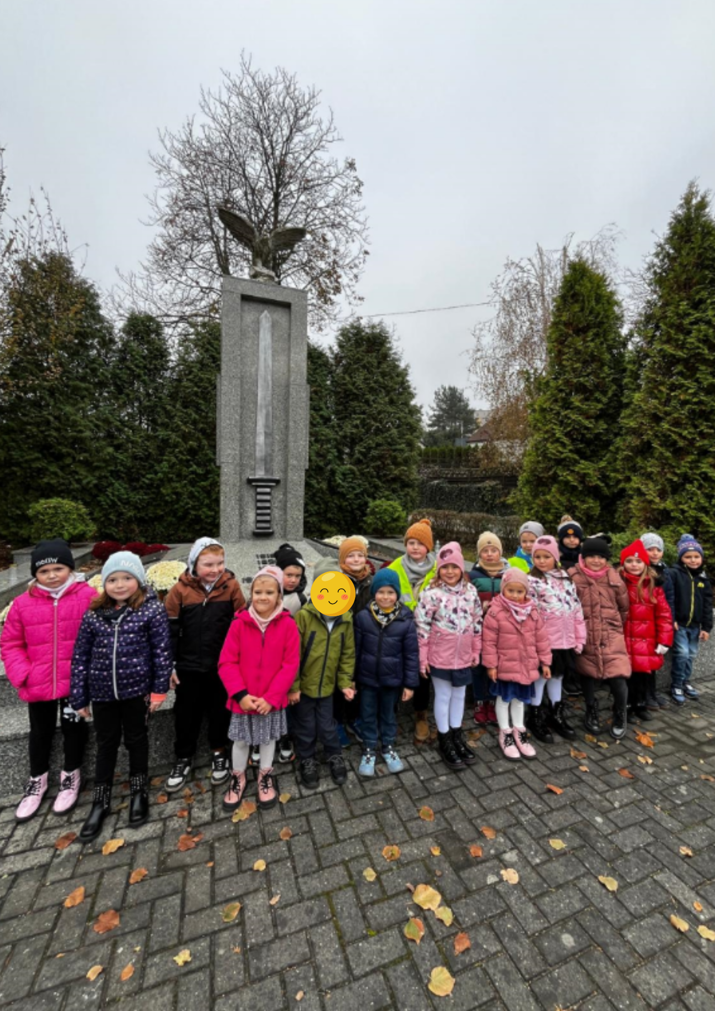 Wspólne odśpiewanie hymnu z okazji Dnia Niepodległości